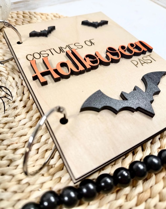 Personalized Halloween Costumes Of The Past Photo Album, Halloween Costumes Keepsake