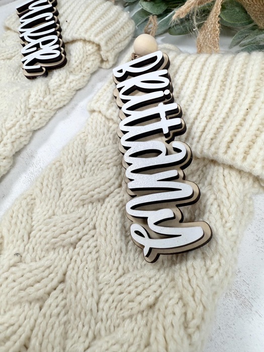 Personalized Stocking Tags, Christmas Tags