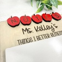  Personalized Teacher To Do List | Dry Erase Teacher Sign | Custom Teacher Gift | Classroom Decor | Teacher Planner Board