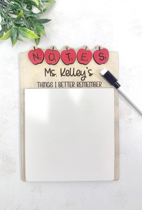 Personalized Teacher To Do List | Dry Erase Teacher Sign | Custom Teacher Gift | Classroom Decor | Teacher Planner Board