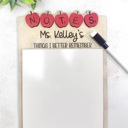  Personalized Teacher To Do List | Dry Erase Teacher Sign | Custom Teacher Gift | Classroom Decor | Teacher Planner Board