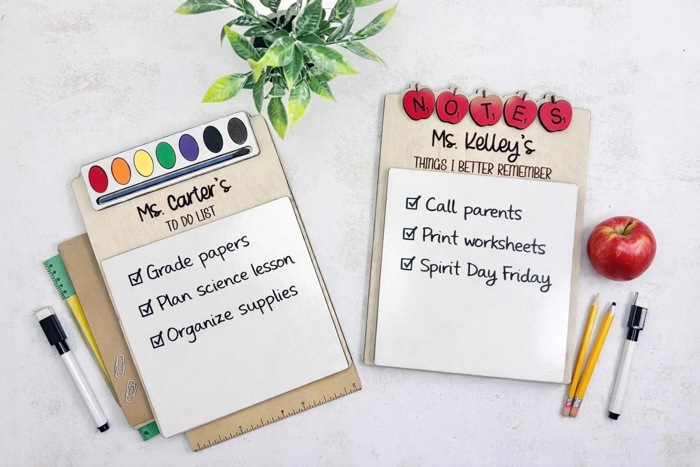 Personalized Teacher To Do List | Dry Erase Teacher Sign | Custom Teacher Gift | Classroom Decor | Teacher Planner Board