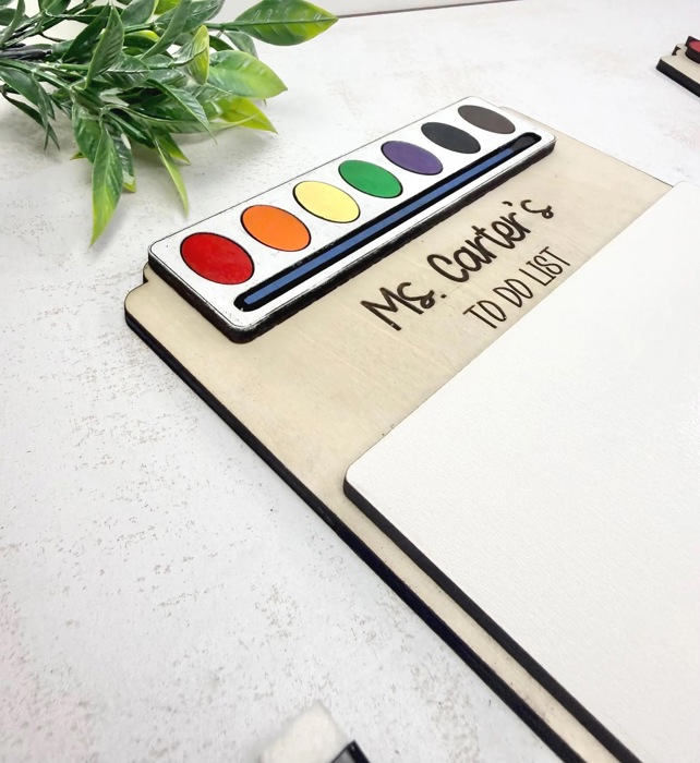Personalized Teacher To Do List | Dry Erase Teacher Sign | Custom Teacher Gift | Classroom Decor | Teacher Planner Board