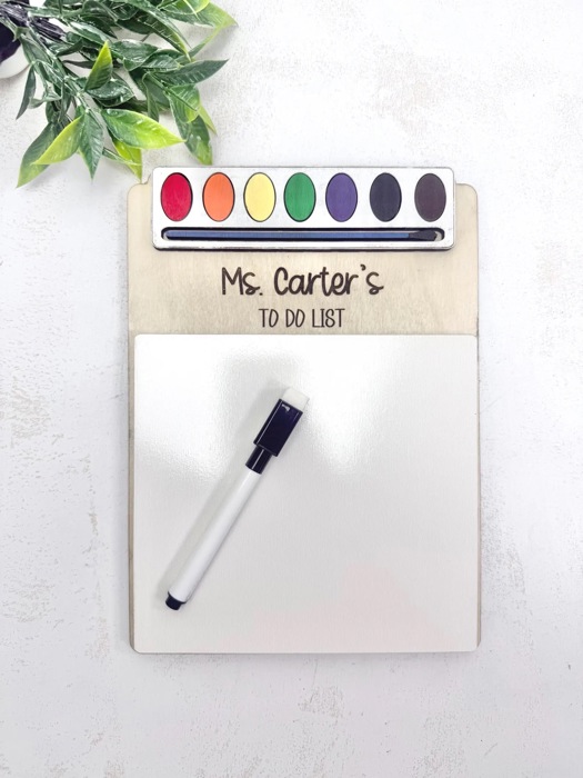 Personalized Teacher To Do List | Dry Erase Teacher Sign | Custom Teacher Gift | Classroom Decor | Teacher Planner Board