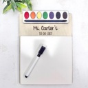  Personalized Teacher To Do List | Dry Erase Teacher Sign | Custom Teacher Gift | Classroom Decor | Teacher Planner Board