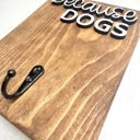 Because Dogs Lint Roller Holder, Dog Lover Gift, Pet Hair Remover Wall Hook, Funny Dog Sign, Dog Owner Home Decor
