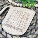  Wooden Measuring Cup Conversion Chart Magnet