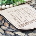  Wooden Measuring Cup Conversion Chart Magnet