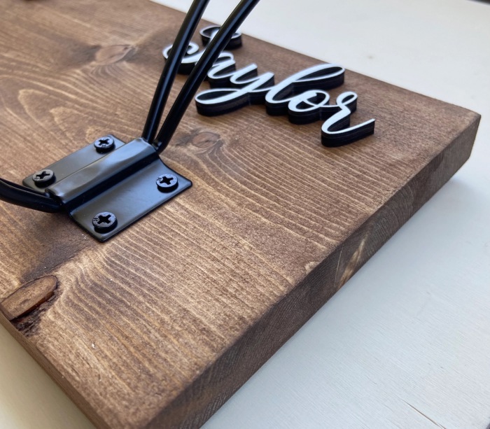 Personalized Towel Rack
