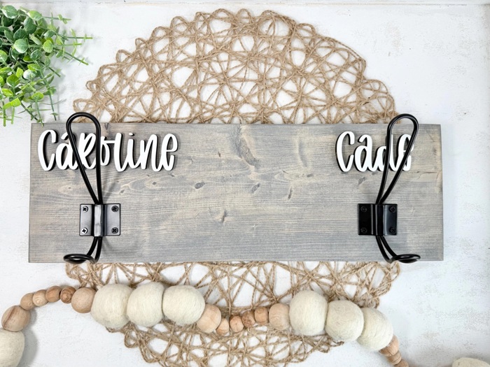 Personalized Towel Rack