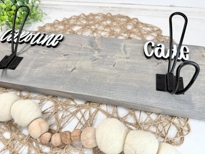 Personalized Towel Rack