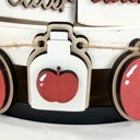  Apple Tiered Tray Decor, Farm Fresh Apple Cider Decor Set, Fall Kitchen Decor, Apple Picking Theme, Farmhouse Tiered Tray Decor
