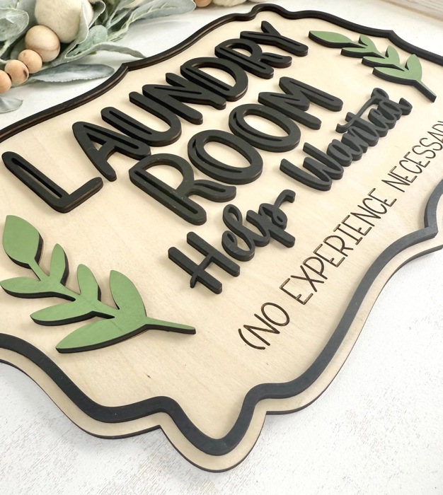Laundry Room Sign Help Wanted Funny Laundry Decor Farmhouse Laundry Room Wall Sign Wood Laundry Sign Laundry Room Wall Decor Gift