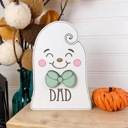  Personalized Ghost Family Member | Individual Ghost Shelf Sitter | Custom Halloween Ghost Decor | Add-On Ghost | Family Name Ghost