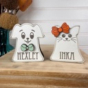 Personalized Ghost Family Member | Individual Ghost Shelf Sitter | Custom Halloween Ghost Decor | Add-On Ghost | Family Name Ghost