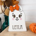  Personalized Ghost Family Member | Individual Ghost Shelf Sitter | Custom Halloween Ghost Decor | Add-On Ghost | Family Name Ghost