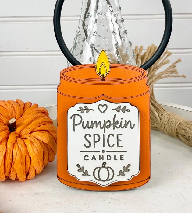 Pumpkin Spice Tiered Tray Decor | Fall Coffee Bar Decor | Pumpkin Spice Latte Wood Sign Set | Autumn Farmhouse Shelf Sitter | Fall Decor