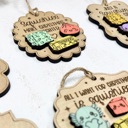  Squishies Christmas Ornament, Cute Squishy Toy Lover Gift, Kids Christmas Ornament, Boy Girl Holiday Gift, Wooden Ornament