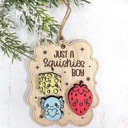  Squishies Christmas Ornament, Cute Squishy Toy Lover Gift, Kids Christmas Ornament, Boy Girl Holiday Gift, Wooden Ornament