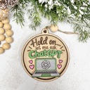  Funny AI Christmas Ornament 2026, ChatGPT Inspired Ornament, Tech Lover Gift, Coworker Gift, Office Christmas Gift, AI Keepsake