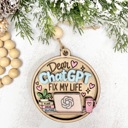  Funny AI Christmas Ornament 2026, ChatGPT Inspired Ornament, Tech Lover Gift, Coworker Gift, Office Christmas Gift, AI Keepsake