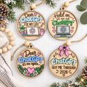  Funny AI Christmas Ornament 2026, ChatGPT Inspired Ornament, Tech Lover Gift, Coworker Gift, Office Christmas Gift, AI Keepsake