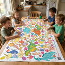  Personalized Coloring Tablecloth *Choose Your Theme*