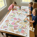  Personalized Coloring Tablecloth *Choose Your Theme*