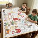  Personalized Coloring Tablecloth *Choose Your Theme*