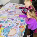  Easter Coloring Tablecloth