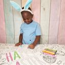  Easter Coloring Tablecloth
