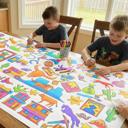  Personalized Coloring Tablecloth *Choose Your Theme*