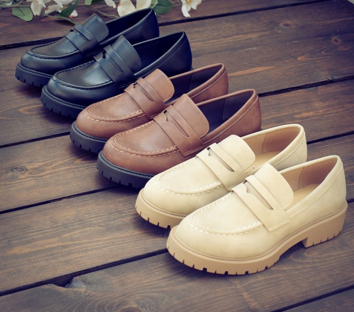 Lug Heel Sole Loafer
