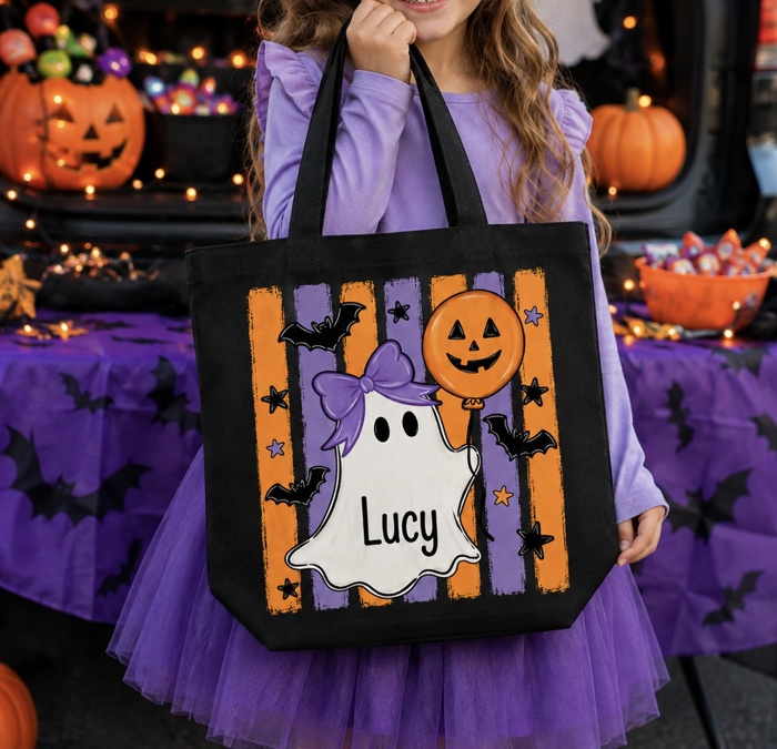 Personalized Halloween Trick-or-Treat Bag for Kids