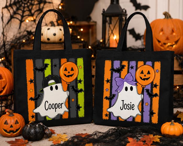 Personalized Halloween Trick-or-Treat Bag for Kids