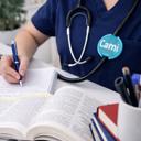 Personalized Paw Print Stethoscope ID Tag - DMV Vet Tech Gift 