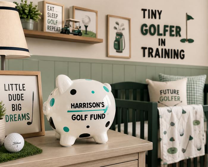 Father’s Day Golf Fund Bank • Gift for Dad, Grandparent, or Golf Buddy