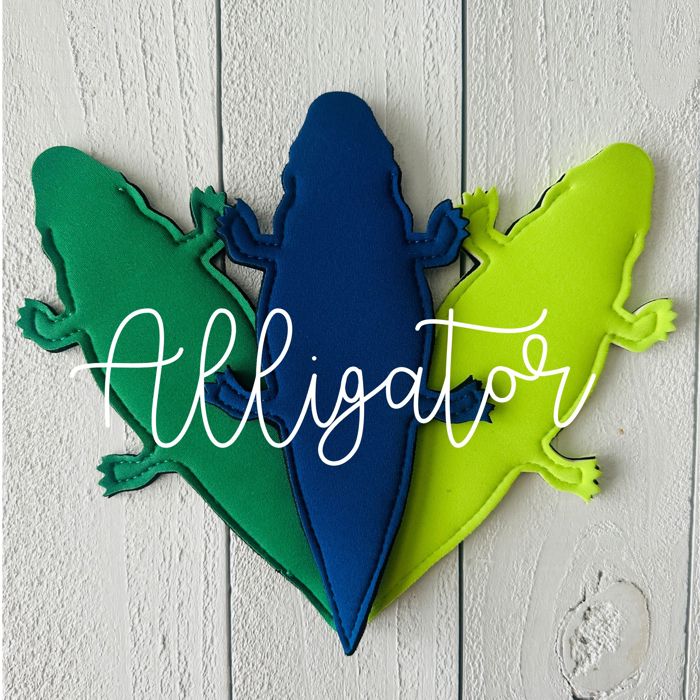 Alligator Popsicle & Yogurt Holders • Personalized Kids Summer Gift • Pool Party Favor