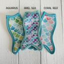  Mermaid Popsicle & Yogurt Holders • Personalized Kids Summer Gift • Pool Party Favor 