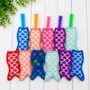  Mermaid Popsicle & Yogurt Holders • Personalized Kids Summer Gift • Pool Party Favor 