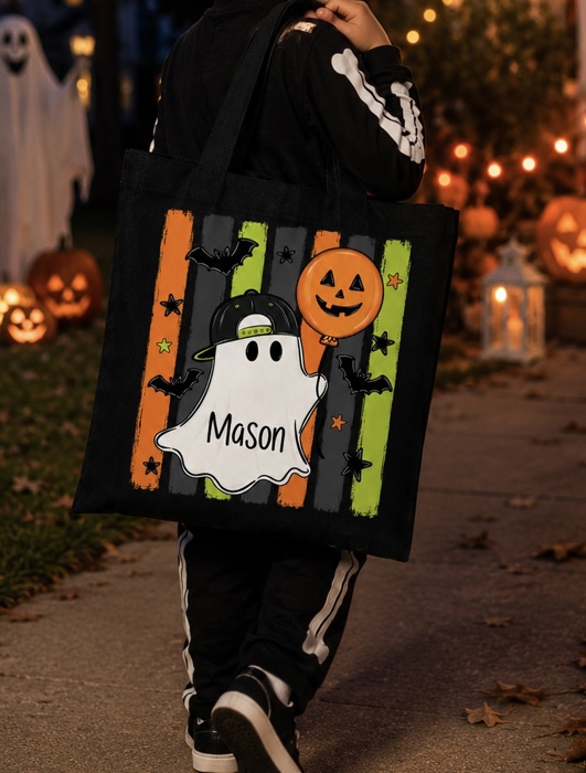 Personalized Halloween Trick-or-Treat Bag for Kids