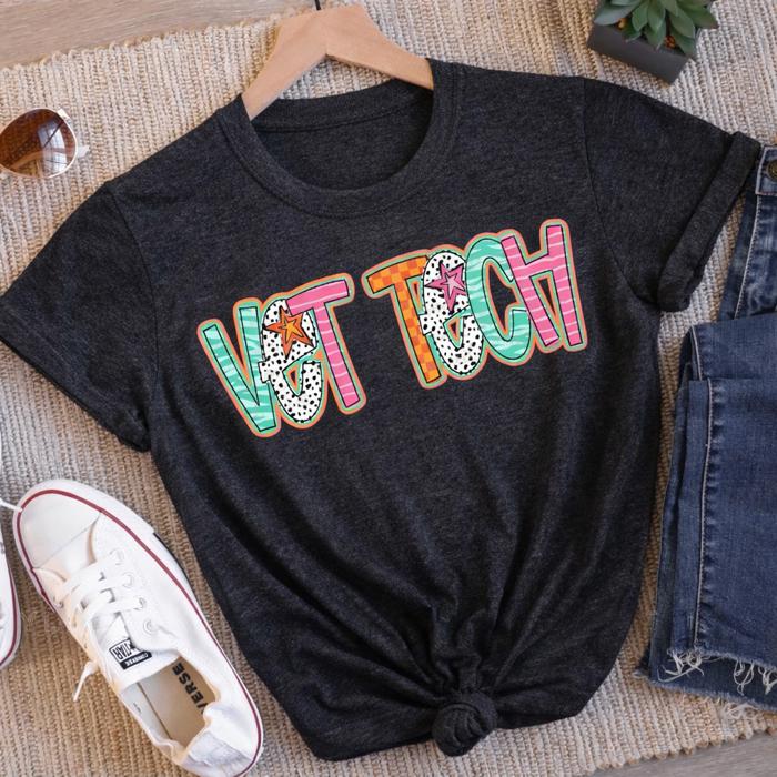Vet Tech Retro Graphic Tee - Gift for Vet Tech