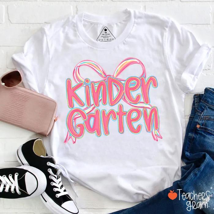 Bow Grade Teacher Tee - Pre K to 5th Grade 
