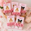  Ballerina Scrunchie Gift Set of 3 for Girls | Dance Recital & Party Favors 