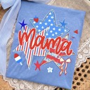  Personalized Patriotic Mama Tee | Custom Nana, Mimi, Gigi Shirt