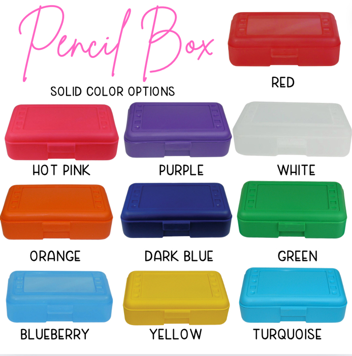 Personalized Soccer Pencil Box for Girls • Custom School Supply Case • Back to School Supplies