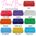  Personalized Soccer Pencil Box for Girls • Custom School Supply Case • Back to School Supplies