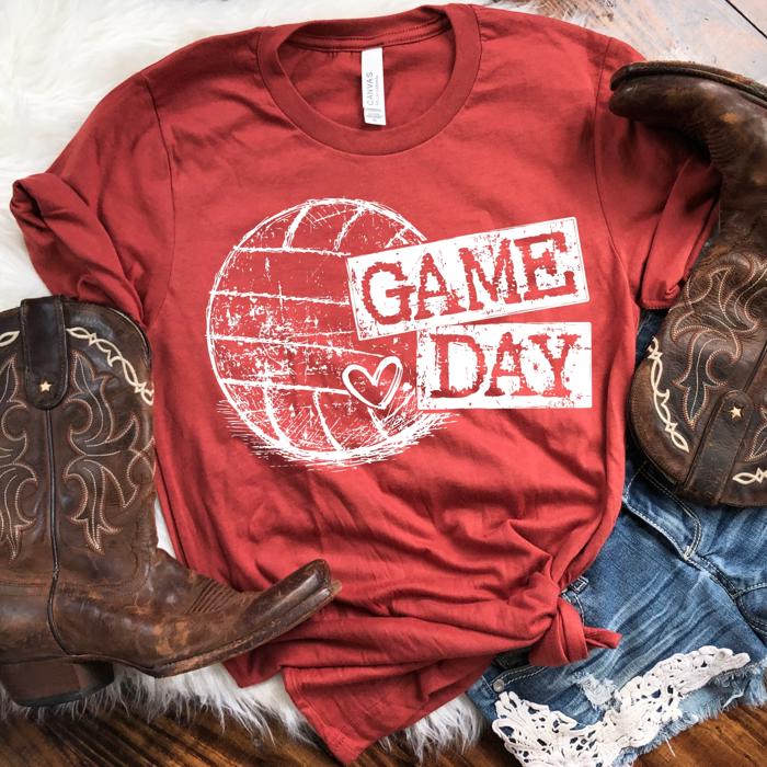 Game Day Volleyball Tee