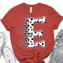  Custom Mascot Polka Dot Spirit Tee – 30+ School Options