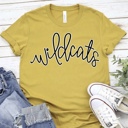  Custom Mascot Script Tee – 30+ Mascots